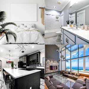 Fresh clean home spaces bedroom bathroom kitchen and living room scented with vegan room and linen spray air freshener