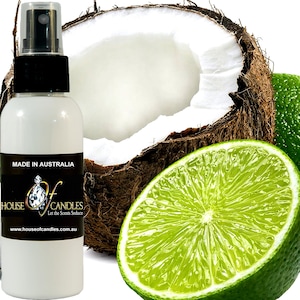 Coconut & Lime Body Spray Mist Fragrance, Vegan Ingredients, Cruelty-Free, Alcohol Free Perfume, Hand Poured image 1