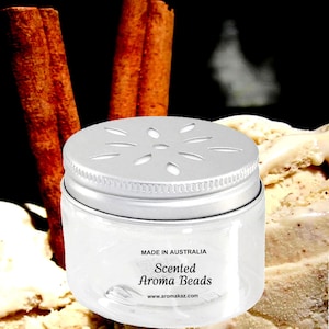 Creamy Cinnamon Vanilla Air Freshener Aroma Beads - Room/Car/Pet Areas/Pantry/Linen
