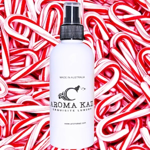 Candy Cane Body Spray Mist Alcohol-Free Perfume Vegan Ingredients Cruelty-Free Fragrance Hand Poured Luxury for Everyday Wear
