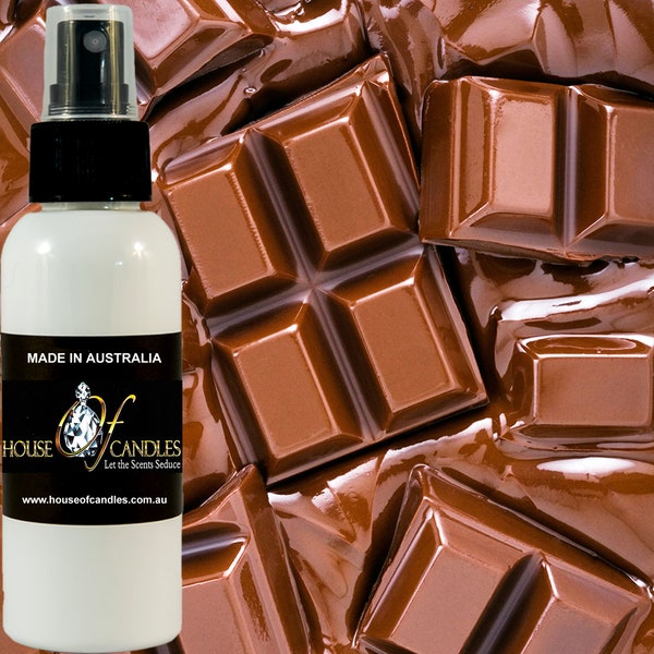 Chocolate Body Spray Mist Fragrance, Vegan Ingredients, Cruelty-Free, Alcohol Free Perfume, Hand Poured