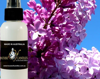 Parfum de brume pour le corps lilas frais, ingrédients végétaliens, sans cruauté, parfum sans alcool, coulé à la main