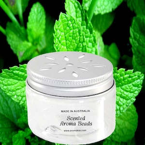 Aromkulor med färsk pepparmynta för luftfräschare - Rum/Bil/Husdjursområden/Skafferi/Linnekläder