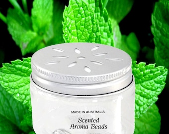 Fresh Peppermint Air Freshener Aroma Beads - Room/Car/Pet Areas/Pantry/Linen