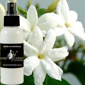 Jasmine Scented Room Linen Bathroom Car Air Freshener Spray Mist, Vegan, Cruelty Free, Deodorizer, Home Fragrance image 1