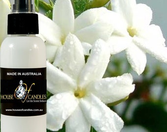 Jasmine Scented Room Linen Bathroom Car Air Freshener Spray Mist, Vegan, Cruelty Free, Deodorizer, Home Fragrance