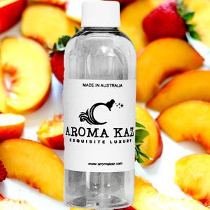 Olio profumato alla fragola e pesca, per la produzione di sapone/candele, profumo per bagno/corpo
