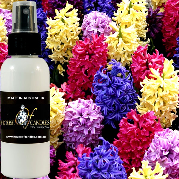 Hyacinth Body Spray Mist Fragrance, Vegan Ingredients, Cruelty-Free, Alcohol Free Perfume, Hand Poured