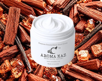Sandalwood Vanilla Musk Body Hand Cream Vegan Moisturizer Cruelty-Free