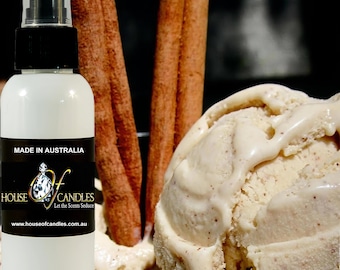 Creamy Cinnamon Vanilla Body Spray Mist Fragrance, Vegan Ingredients, Cruelty-Free, Alcohol Free Perfume, Hand Poured