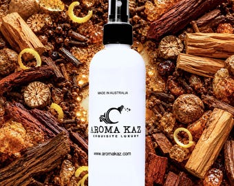 Moroccan Spice Room Linen Spray Car Air Freshener – Vegan, Cruelty Free, Long Lasting