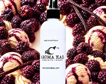 Blackberry Ice Cream Body Spray Mist – Vegan, Cruelty-Free, Alcohol-Free Body Fragrance