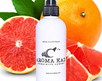 Bodyspray met verse grapefruit: veganistische, dierproefvrije, alcoholvrije lichaamsgeur