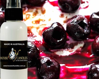 Cherry Musk Vanilla Body Spray Mist Fragrance, Vegan Ingredients, Cruelty-Free, Alcohol Free Perfume, Hand Poured