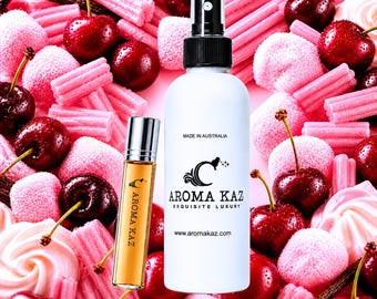 Kirsch-Moschus-Vanille-Körperspray - Veganer, grausamer, alkoholfreier Körperduft