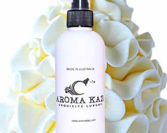 Buttercream Vanilla Body Spray Mist Alcohol-Free Perfume Vegan Ingredients Cruelty-Free Fragrance Hand Poured Luxury for Everyday Wear