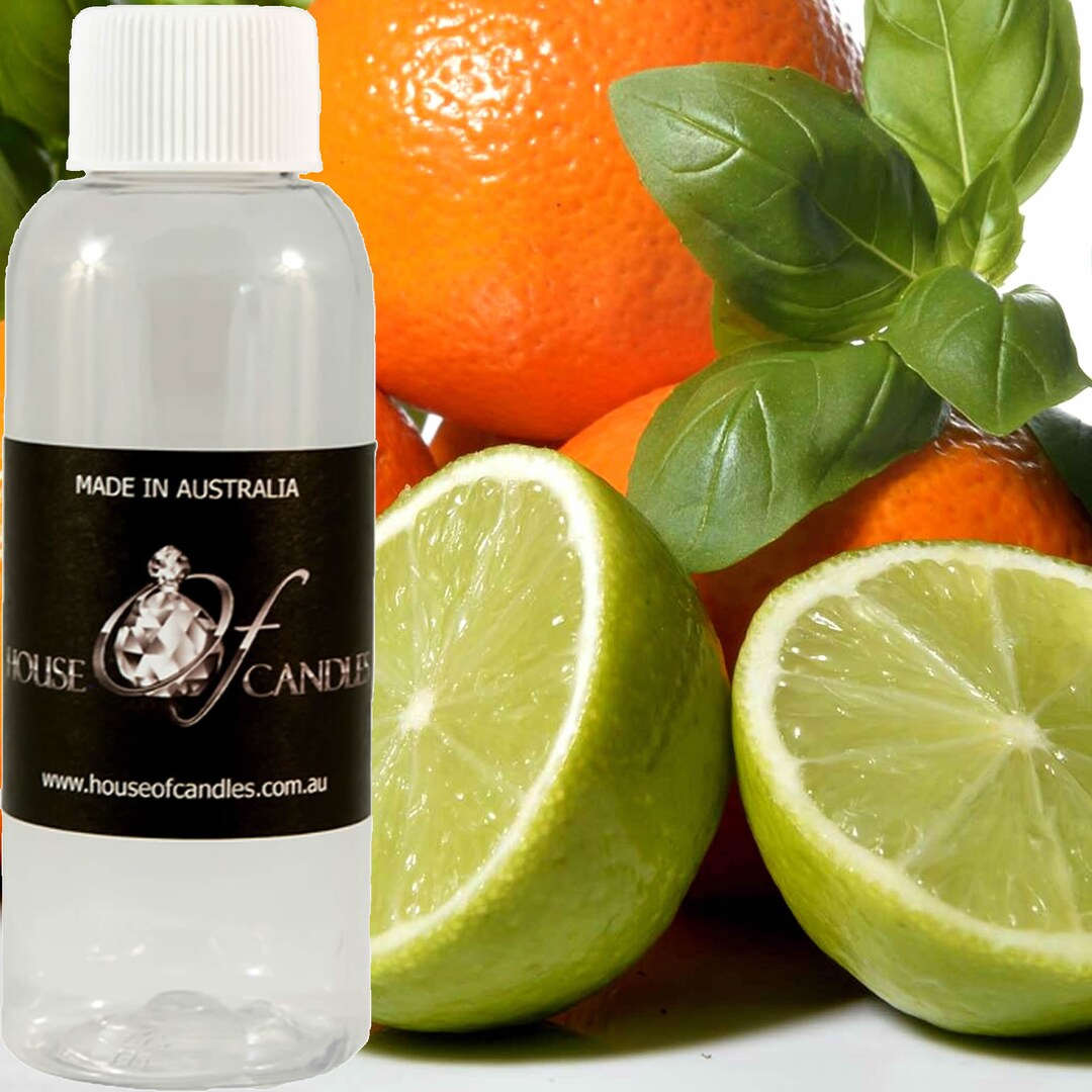 Lime Basil Mandarin Fragrance Oil for Soap Candle Making Body Etsy