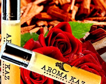 Sandalwood Rose Roll On Fragrance Oil – Vegan, Alcohol-Free, Cruelty-Free