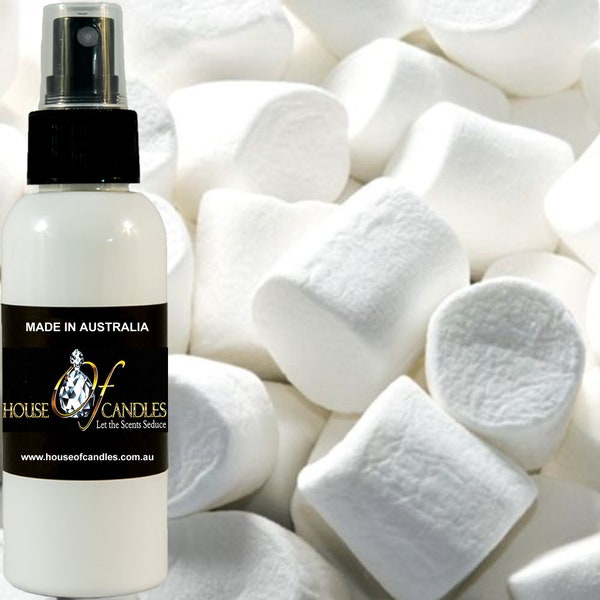 Vanilla Marshmallows Body Spray Mist Fragrance, Vegan Ingredients, Cruelty-Free, Alcohol Free Perfume, Hand Poured