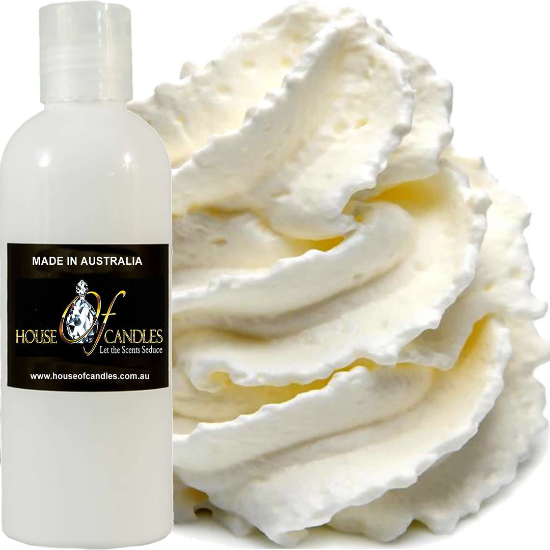 Buttercream Vanilla Scented Body Wash, Bubble Bath, Liquid Soap, Shower