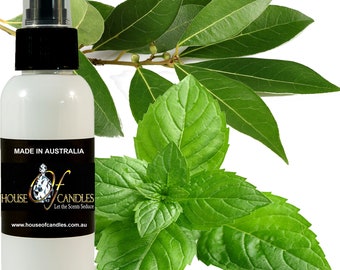 Eucalyptus & Spearmint Body Spray Mist Fragrance, Vegan Ingredients, Cruelty-Free, Alcohol Free Perfume, Hand Poured