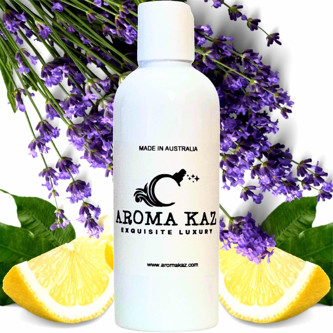 Lavender & Lemon Bath Body Massage Oil | Vegan Cruelty-free | Handmade ...