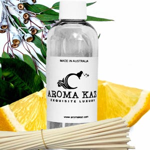 Huile de diffuseur d'eucalyptus et de citron – Parfum d'intérieur végétalien sans alcool