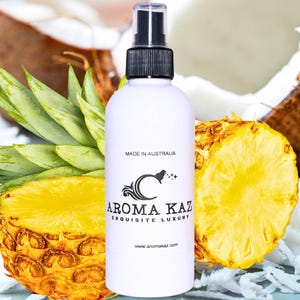 Brume pour le corps à la noix de coco et à l'ananas - Parfum pour le corps végétalien, sans cruauté et sans alcool