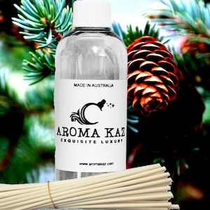 Óleo Difusor de Bálsamo e Cedro – Fragrância Vegana para Casa, Sem Álcool