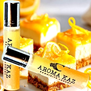 Lemon Cheesecake Roll On Fragrance Oil – Vegan, Alcohol-Free, Cruelty-Free