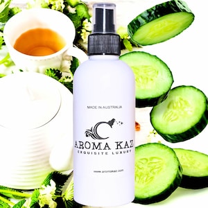 White Tea & Cucumber Body Spray Mist Alcohol-Free Perfume Vegan Ingredients Cruelty-Free Fragrance Hand Poured Luxury for Everyday Wear