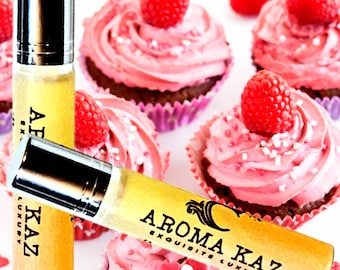 Raspberry Cream Cupcakes Roll On Fragrance Oil – Vegan, Alcohol-Free, Cruelty-Free