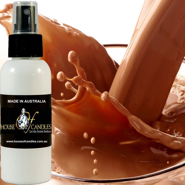 Parfum de brume pour le corps Milkshake au chocolat, Ingrédients végétaliens, Sans cruauté, parfum sans alcool, Coulé à la main