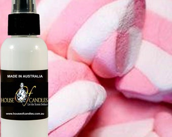 Pink Marshmallows Body Spray Mist Fragrance, Vegan Ingredients, Cruelty-Free, Alcohol Free Perfume, Hand Poured