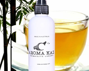 Bamboo & White Tea Room Linen Spray | Car Air Freshener | Vegan Cruelty Free | Long Lasting