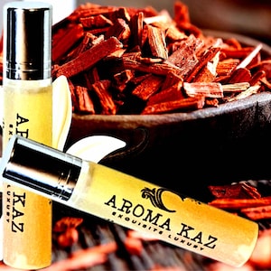 Sandalwood Vanilla Musk Perfume Roll On Fragrance Oil Vegan Alcohol-Free