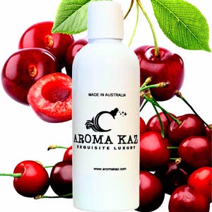 Kirschen Parfüm infundiert Body Wash / Schaumbad / Duschgel / Flüssigseife Vegan Grausamkeit frei Hautpflege