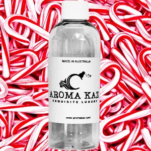 Candy Cane Fragrance Oil for Soap Candle Perfume Making Bath Body Products Diffusers Air Fresheners Slime Vegan/Cruelty Free