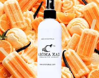 Orange Vanilla Room Linen Spray Car Air Freshener – Vegan, Cruelty Free, Long Lasting