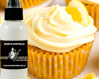 Lemon Cupcakes Body Spray Mist Fragrance, Vegan Ingredients, Cruelty-Free, Alcohol Free Perfume, Hand Poured