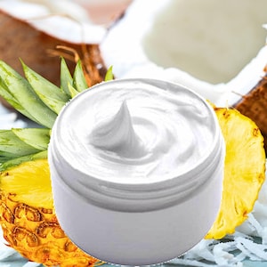 Crème pour les mains pour le corps à la noix de coco et à l'ananas | hydratant végétalien | Sans cruauté | Fabriqué en Australie