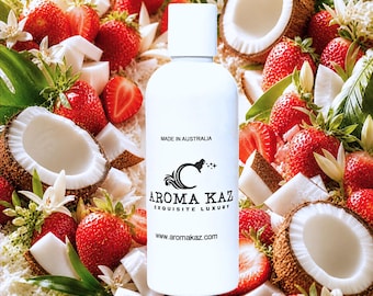 Coconut Strawberry Body Wash-Shower Gel Vegan