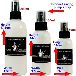 Jasmine Scented Room Linen Bathroom Car Air Freshener Spray Mist, Vegan, Cruelty Free, Deodorizer, Home Fragrance image 2