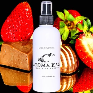 Chocolate Strawberries Body Spray Mist Alcohol-Free Perfume Vegan Ingredients Cruelty-Free Fragrance Hand Poured Luxury for Everyday Wear