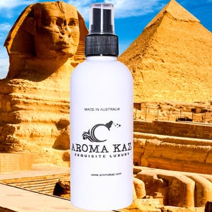Egyptian Sandalwood Room Linen Spray Air Freshener Mist Bathroom Car Home Vegan/Cruelty Free Deodorizer Home Fragrance Odor Eliminator