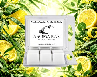 Eucalyptus & Lemon Eco Soy Wax Melts Clamshell | Hand Poured | Vegan Cruelty-Free