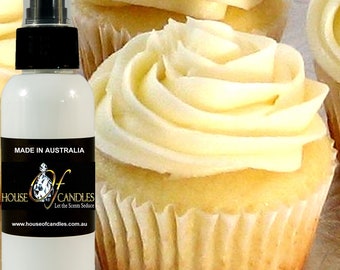 Vanilla Cupcakes Body Spray Mist Fragrance, Vegan Ingredients, Cruelty-Free, Alcohol Free Perfume, Hand Poured