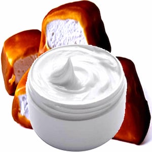 Caramel Marshmallows Body Hand Cream Luxury Skin Moisturizing Lotion for All Skin Types Vegan Friendly Cruelty Free Nourishing Hydration