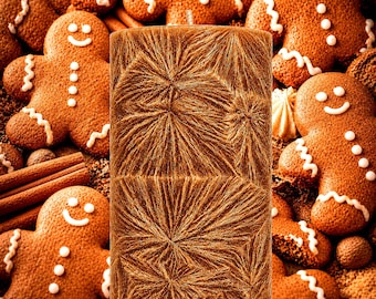 Vela cilíndrica de pan de jengibre - 4 tamaños - Elige tu color