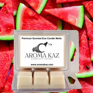 Juicy Watermelon Eco Soy Wax Melts Clamshell | Hand Poured | Vegan Cruelty-Free
